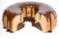 Queque relleno con nutella dietetico