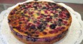 Kuchen de arandanos y frambuesas